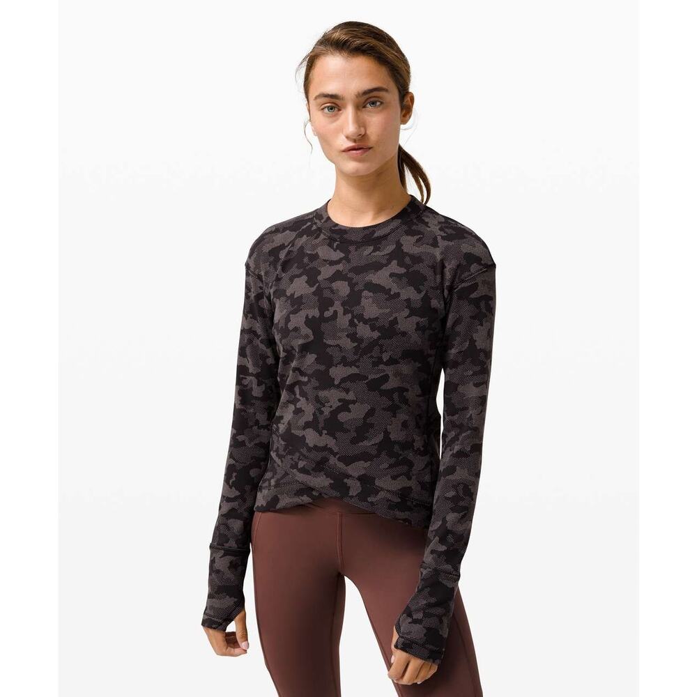Lululemon Close to Crossing Long Sleeve Rulu Heritage Camo 6
